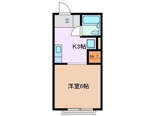 メゾンリヴィエール　Ａの物件間取画像